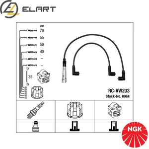 IGNITION CABLE KIT 0964 FOR VW POLOIII ALL/AER 1.0L AEV 1.0L 4cyl POLO III - Picture 1 of 11