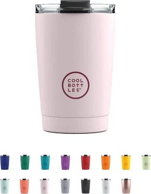 - Tumbler - Bicchiere Termico in Acciaio Inossidabile - 330 Ml - Pastel Pink - T - Immagine 1 di 4