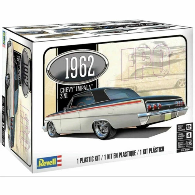 Revell 1:25 Chevrolet Impala Model Car Kit - 4466