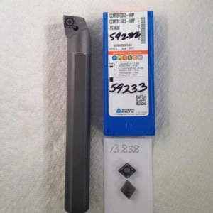 NEU 3/4 ZOLL HARTMETALL BOHRSTANGE C12-SCLCR-3 MIT 10 KORLOY CCMT 32,50,5 EINSATZ -B838- - Bild 1 von 9