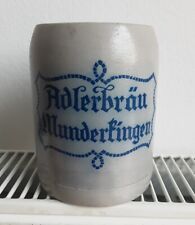 Sehr alter 1/2 Liter Bierkrug Adlerbräu Munderfingen 