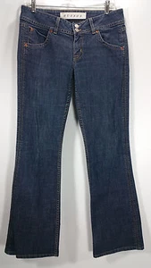 HUDSON JEANS DAMEN 29 (31x31) W170CAR BOOTCUT DUNKLE WASCHUNG STRETCH PATTENTASCHEN - Bild 1 von 11
