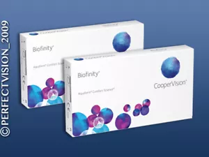 2x6 BIOFINITY Monatslinsen CooperVision + Behälter gratis! super Angebot! - Bild 1 von 1
