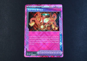 Survival Brace 164/167 Holo Pokemon Card Twilight Masquerade Ace Spec NEAR MINT - Picture 1 of 2
