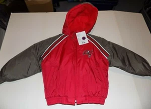 TAMPA BAY BUCCANEERS REEBOK BRAND HOODED PARKA SIZE MEDIUM (5-6) NWT - Picture 1 of 2