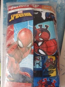 Spiderman Boys SIZE 6 Briefs Underwear Cotton 5 PACK Marvel Comics #10723 - Picture 1 of 1