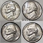 4 Coins Denver Mint 1984 D 1985 D 1986 D 1987 D Jefferson Nickels Better Grade