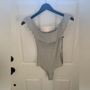 YFB Clothing graues geripptes Tanktop Body neu mit Etikett Größe Small - Bild 1 von 5