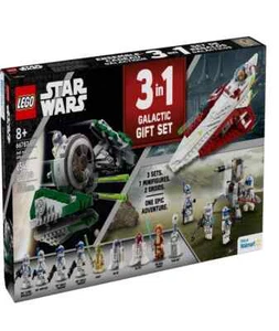 NEW LEGO Star Wars: Jedi Masters Gift Set, 3 Epic Build In 1 Box 66787 - Picture 1 of 1