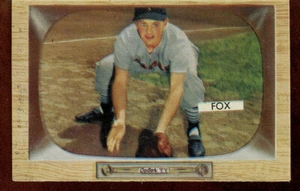 1955 Bowman Set-Break # 33 Nellie Fox Chicago White Sox 2nd Base HOF Excellent - Picture 1 of 2