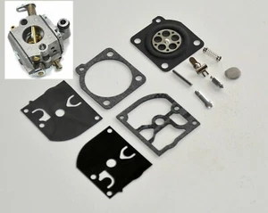 KIT MEMBRANE CARBURATORE ZAMA RB 39 C1Q M27 M28 H14 H19 H27 H32 MOTOSEGA POULAN - Foto 1 di 9