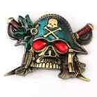 Fashion Men Belt Buckle Western Cowboy Alloy Pirate Skull Punk Rock Style