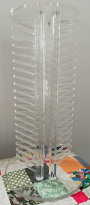 Clear Plastic Acrylic Perspex CD DVD Storage Stand Display Unit Holder Standing