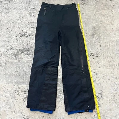 Vintage PATAGONIA Size 28W x 29L Womens 10 Reg Ski Snow Pants Mesh Lined Black - Image 1 of 4