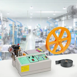 Automatic Hot & Cold Strip Cutter Webbing Textile Ribbon Zipper Cutting Machine - Picture 1 of 18