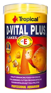 Tropical D-VITAL Flakes Tetra Discus Cichlid Prima Fish Food Aquarium - Picture 1 of 3