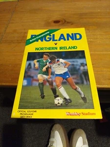 ENGLAND V NORTHERN IRELAND 4 APR 1984 WOODCOCK SCORES WINNER! - Picture 1 of 4