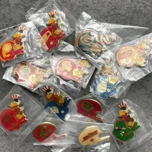 RARE 13-pcs Vintage 1984 NFL Team Pin Old Logo w/Sam the Eagle Olympic Mascot - Picture 1 of 15