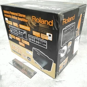 Roland Acoustic Guitar Amplifier AC-33 15W+15W Black Audio Equipment Japan AC33 - Picture 1 of 22