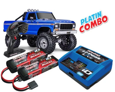 Traxxas Ford 1979 F-150 High Trail TRX-4 blau Platin Combo TRX92046-4-BLUE-PLATI - Bild 1 von 4
