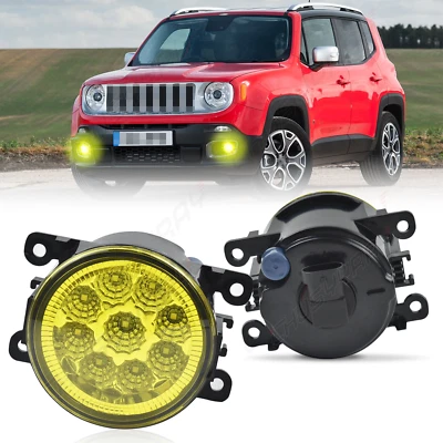 Front Fog Light Lamp Assembly For Jeep Renegade 2015-20 Compass 17-20 Left=Right - Image 1 of 4