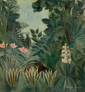 Henri Rousseau: "Der äquatoriale Dschungel" (1909) — Giclée Fine Art Print - Bild 1 von 7