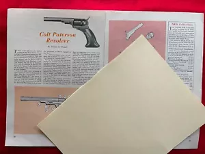 Vintage 1962 Print Ad Colt Paterson Revolver Explosionszeichnungen Teileliste Diagramm - Bild 1 von 9
