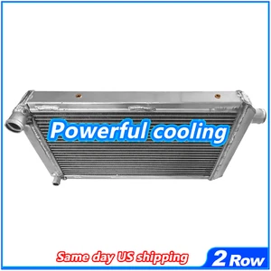 2Rows Pure Aluminum Radiator for 1974-1980 MG Midget MK IV Convertible 1.5L MT - Picture 1 of 6