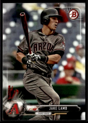 2017 Bowman #71 Jake Lamb Diamondbacks - Image 1 of 2