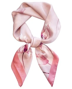 Satin Bandanas Head Scarf For Women Hair Scarves Accessories Lightweight Fash... - Picture 1 of 6