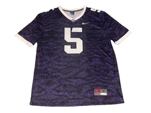 Nike TCU #5 Horned Frogs Purple Frogskin Camo Herren Größe Large Trikot - Bild 1 von 11