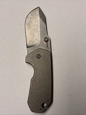 Cuchillo plegable Boker Plus Albatros Anso Knives 2900 VG10 titanio lavado a la piedra NUEVO Foto 1 de 4