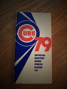 1979 REGULAR EDITION CHICAGO CUBS ROSTER BOOK PRESS RADIO TV MEDIA GUIDE - Bild 1 von 19