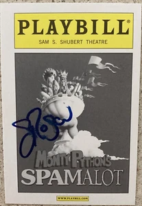 Steve Rosen Signed Playbill Trading Card 3.5” X 2.5 “ Spamalot Broadway 2005 - Picture 1 of 2