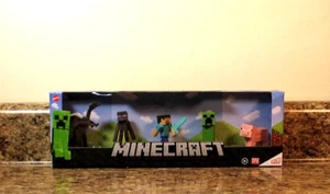 Minecraft Micro Collection Figures Set 5 Piece Mattel 2" NEW - Picture 1 of 3