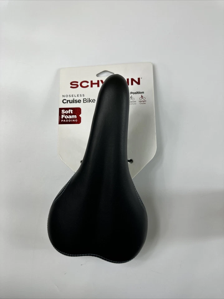 Schwinn Cruise Bike Seat With Soft Foam Padding Upright Cruising
