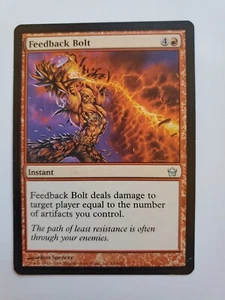 MTG Magic The Gathering Card Feedback Bolt Instant Red Fifth Dawn - Picture 1 of 2