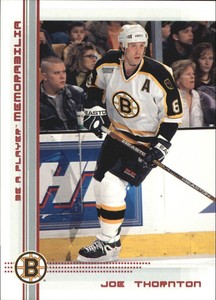 2000-01 (BRUINS) BAP Memorabilia Ruby #127 Joe Thornton /200