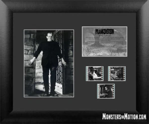 Frankenstein Boris Karloff 13"x11" gerahmte Filmzelle 14LFC05 - Bild 1 von 5