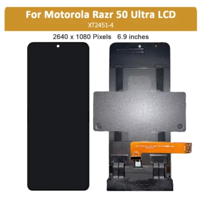 For Motorola Razr 50 Ultra Motorola razr+2024 LCD Display Screen Touch Digitizer - Image 1 of 3