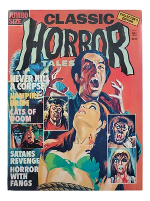1976 Vintage Classic Horror Tales Magazine Vol 7 #2 Low/Mid Grade RARE HTF - Image 1 of 4