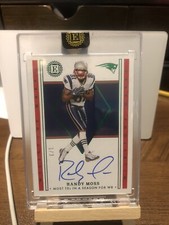 2022 Panini Encased Randy Moss On Card Auto 1/3 SSP