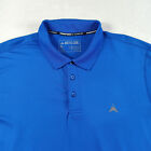 Arctic Cool Hydrofreeze Technology Mens Golf Short Sleeve Polo Shirt Blue Sz XL