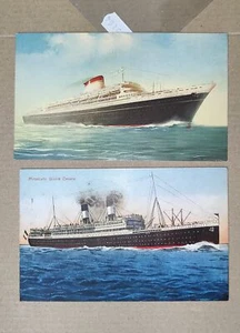 MARINA MERCANTILE PIROSCAFO SS-LOTTO 2 CARTOLINE-C65-164 - Picture 1 of 1