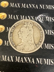 INGHILTERRA SHILLING 1891 SILVER REGINA VITTORIA C. INGHILTERRA-290 - Picture 1 of 2