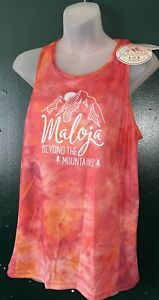 NWT New Maloja Women’s Bike Top Tank Shirt Vintage Red Wang Medium-Italy Made