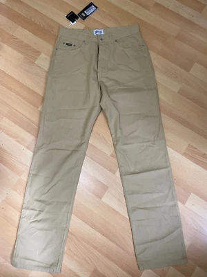 NEU MIT ETIKETT HERREN D&G MADE ITALY BY ITTIERRE CHINO JEANS DUNKELBEIGE NORMAL W31 L32 H7,5 - Bild 1 von 4