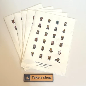 FINAL FANTASY Record Keeper X ZOZOTOWN 5 pcs plastic document folder, file - Picture 1 of 8