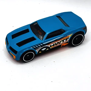 Hot Wheels 2014 Mattel Bully Goat Dodge Toy Car Blue E2-591 - Picture 1 of 6