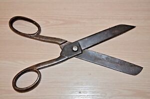 Antique big tailor's scissors. Royal Russia. There are hallmarks lot